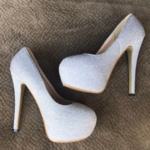 ☀️Ji Mei Xie Ye platform silver glitter holiday